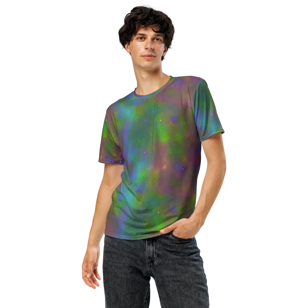 Stardust Reverie on Men's Crew Neck T-Shirt — Front