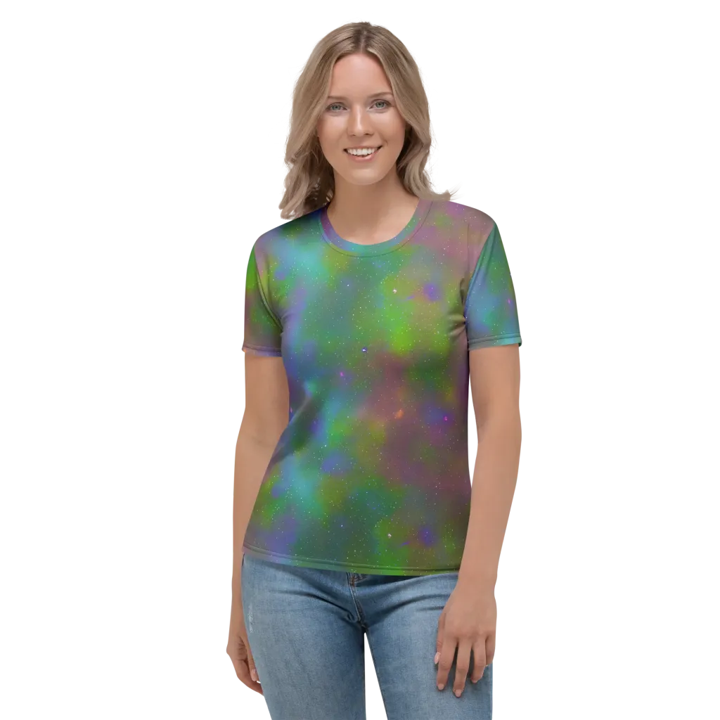 Stardust Reverie on Women's Crew Neck T-Shirt — Front