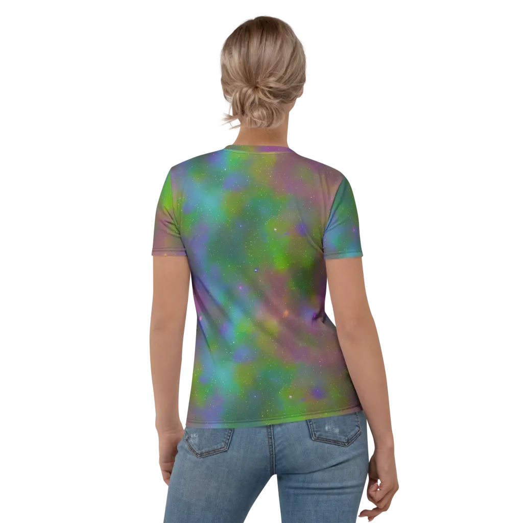 Stardust Reverie on Women's Crew Neck T-Shirt — Back