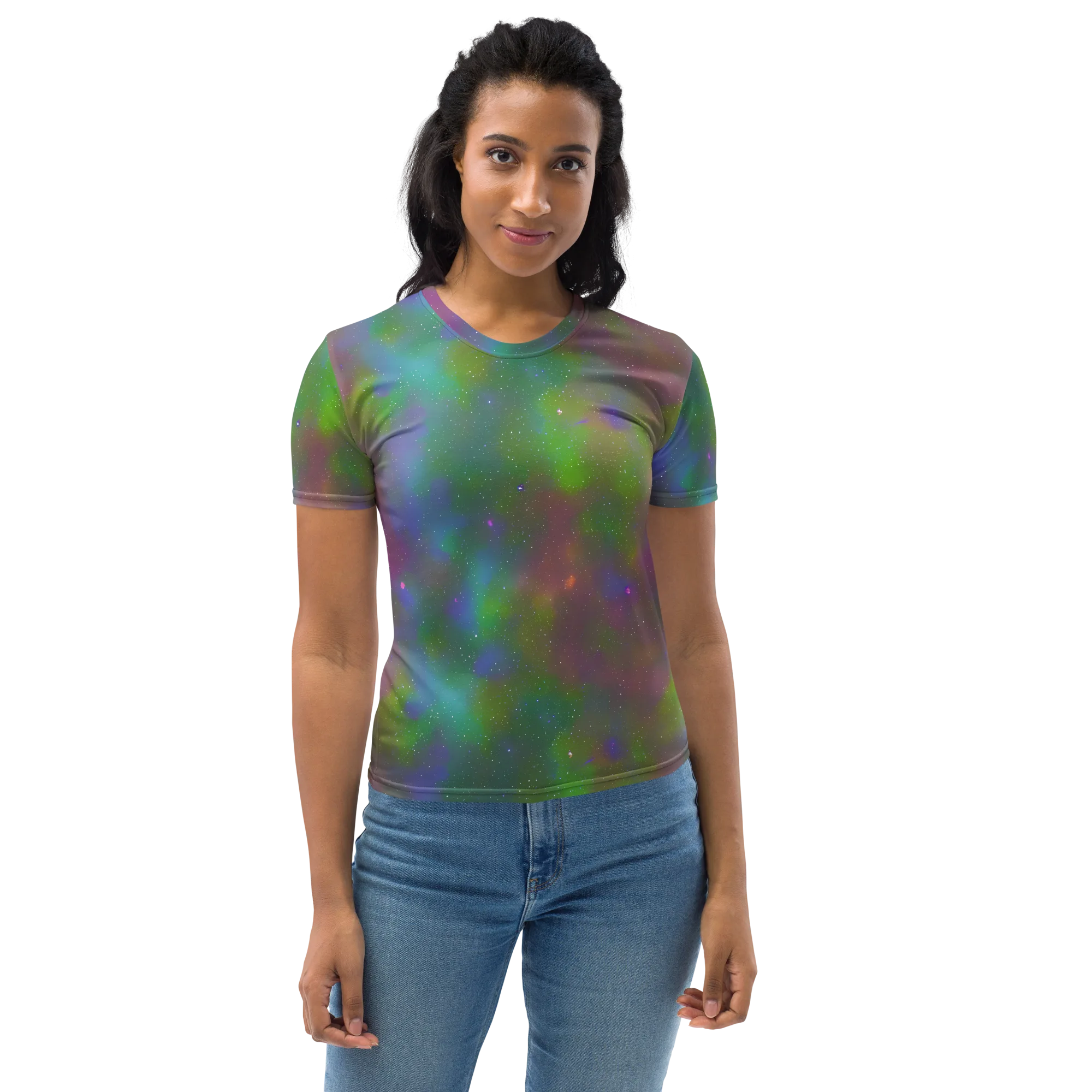 Stardust Reverie on Women's Crew Neck T-Shirt — Front