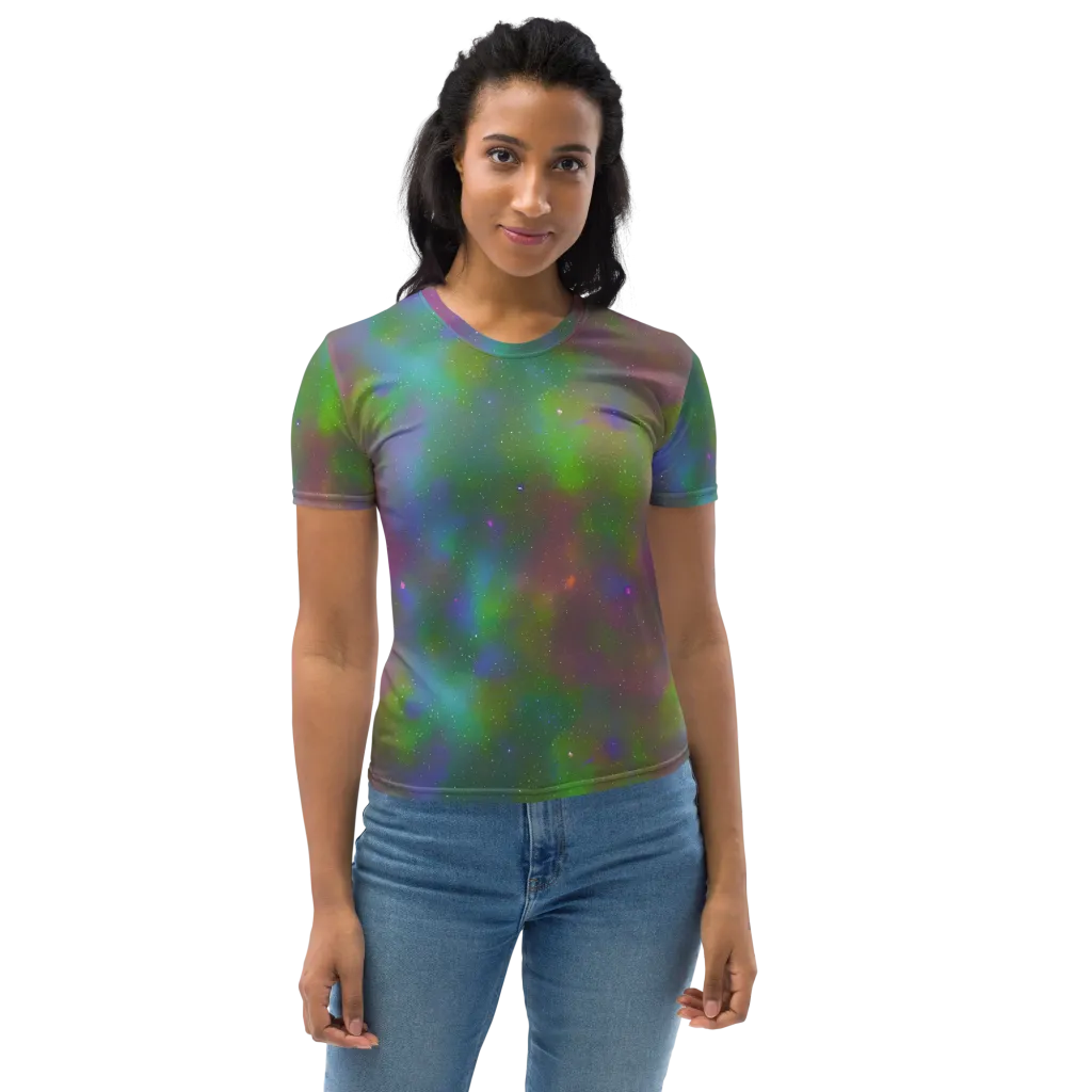 Stardust Reverie on Women's Crew Neck T-Shirt — Front