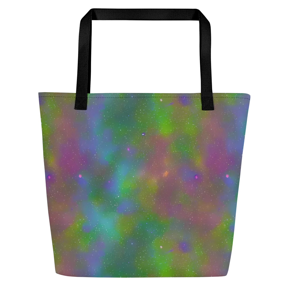 Stardust Reverie on Large Tote Bag W/ Pocket — Front