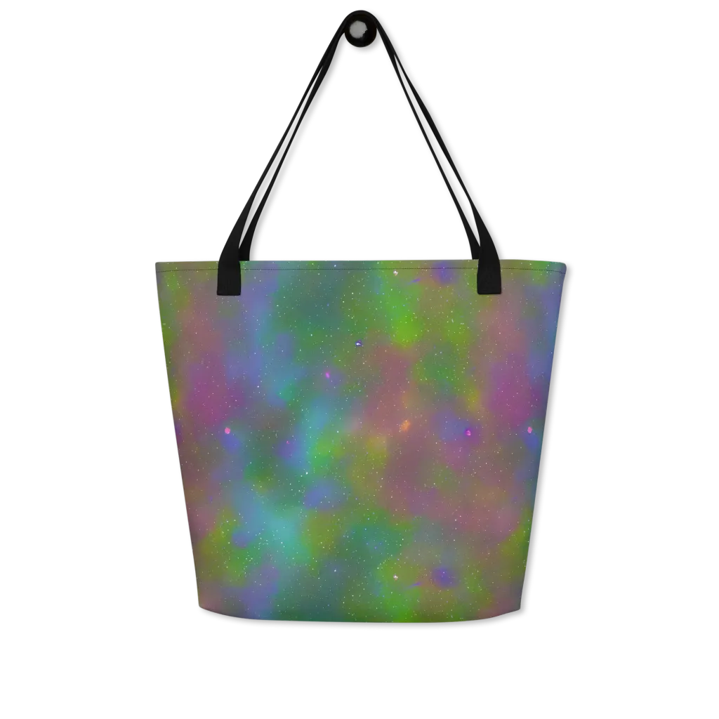 Stardust Reverie on Large Tote Bag W/ Pocket — Front