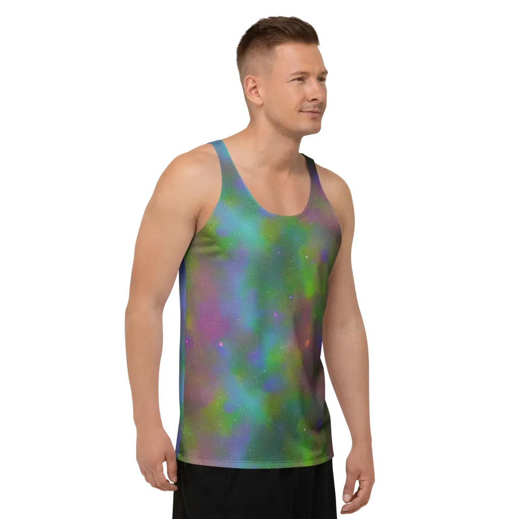 Stardust Reverie on Men's Tank Top — Right Front