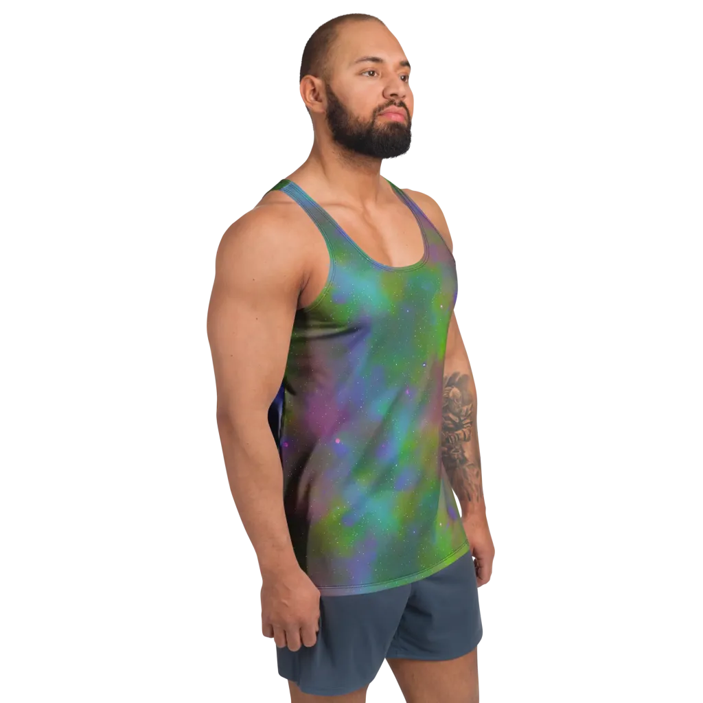 Stardust Reverie on Men's Tank Top — Right Front