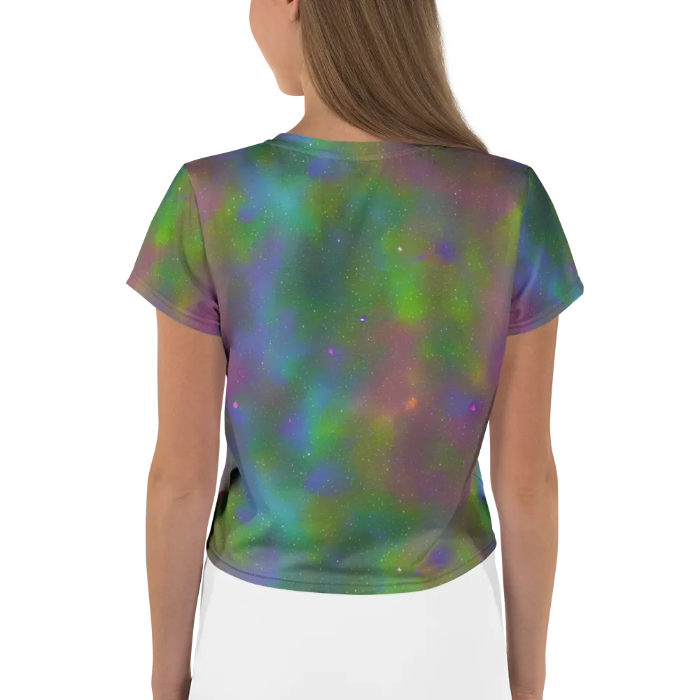 Stardust Reverie on Crop Tee — Back