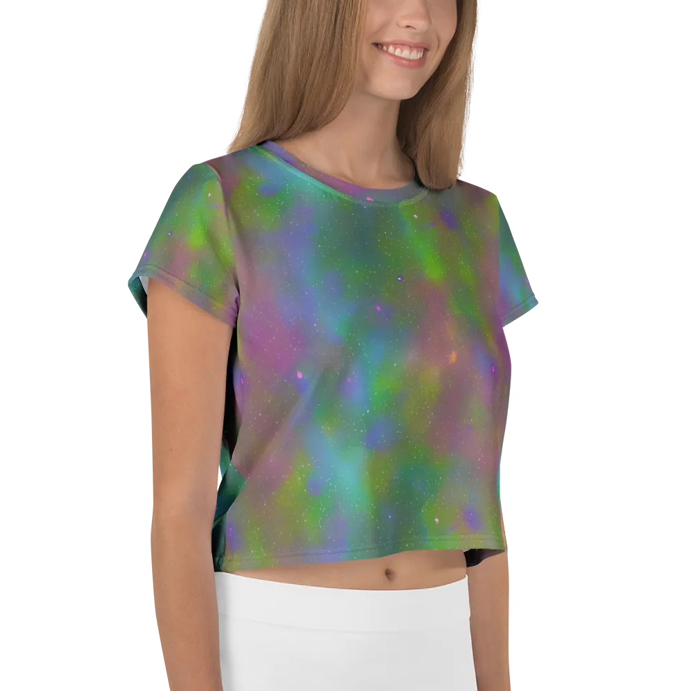 Stardust Reverie on Crop Tee — Right
