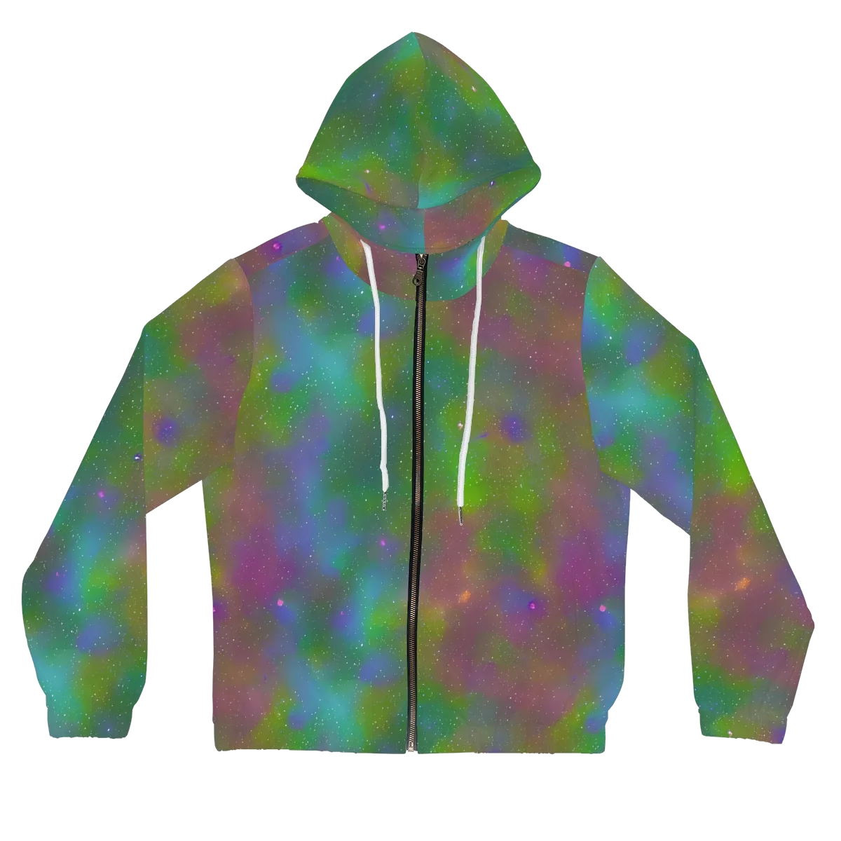 Stardust Reverie on Women's Full-Zip Hoodie — Front