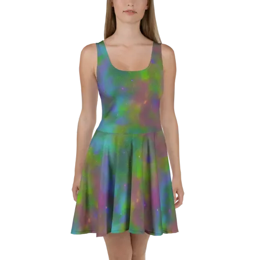Stardust Reverie on a Skater Dress