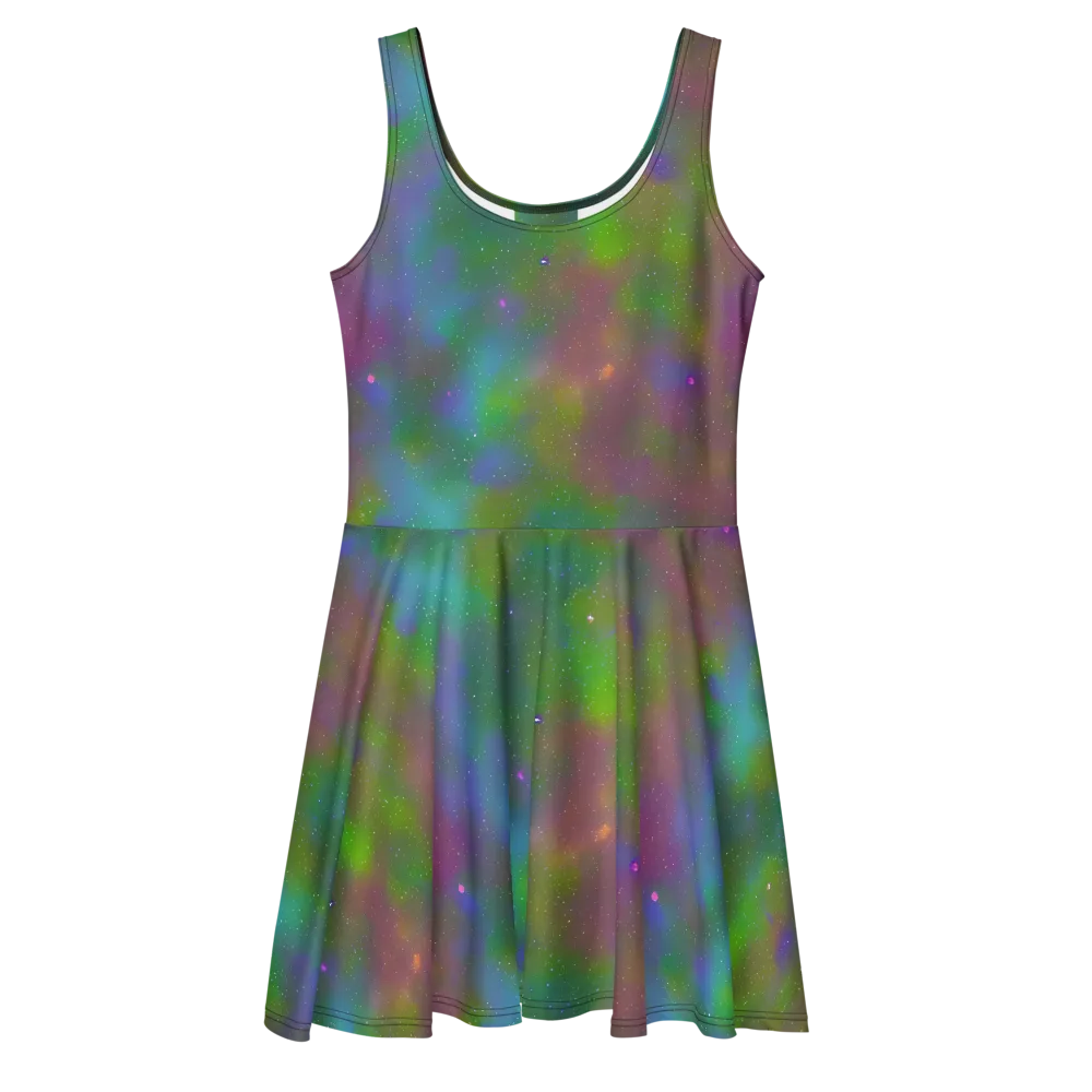 Stardust Reverie on Skater Dress — Front