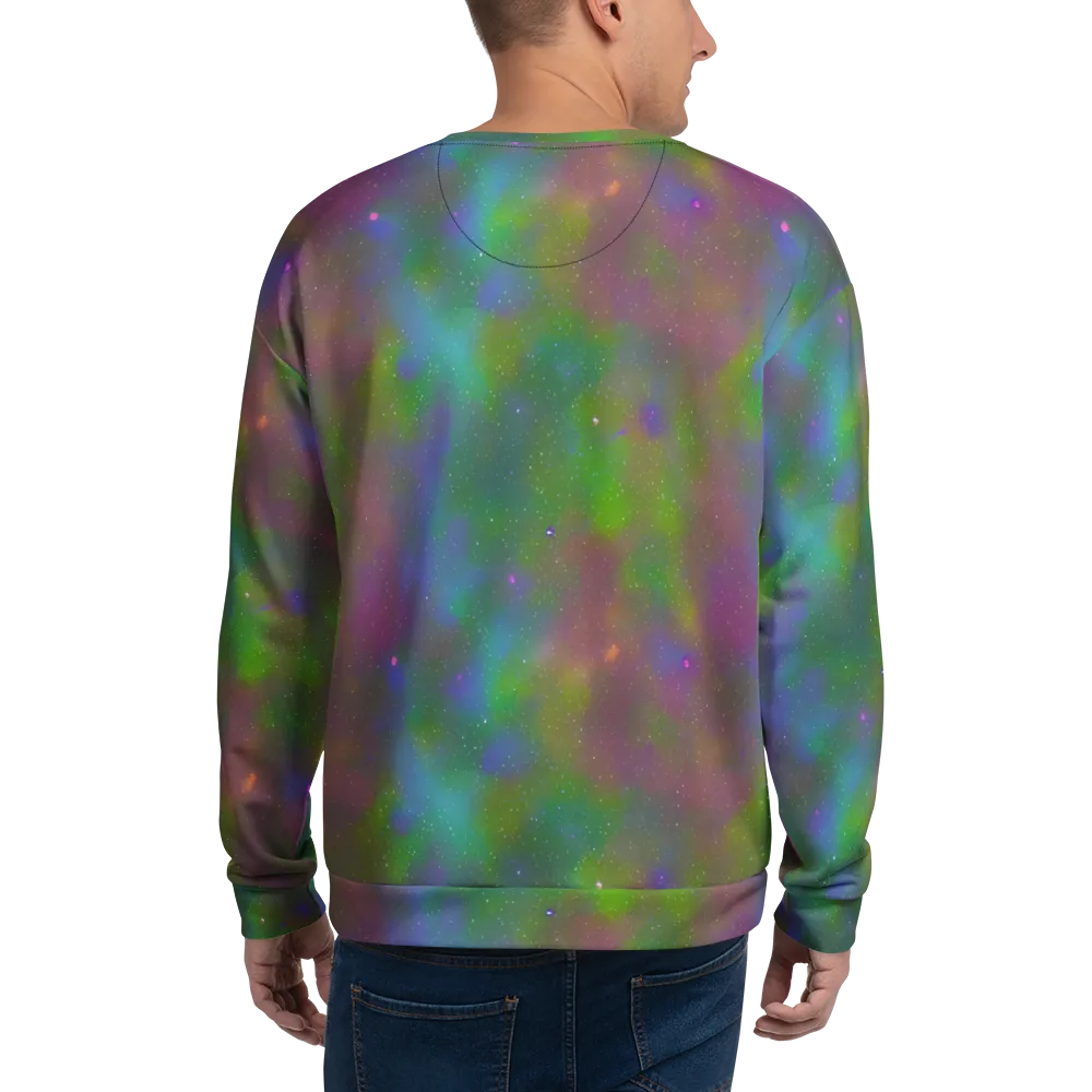 Stardust Reverie on Sweatshirt — Back