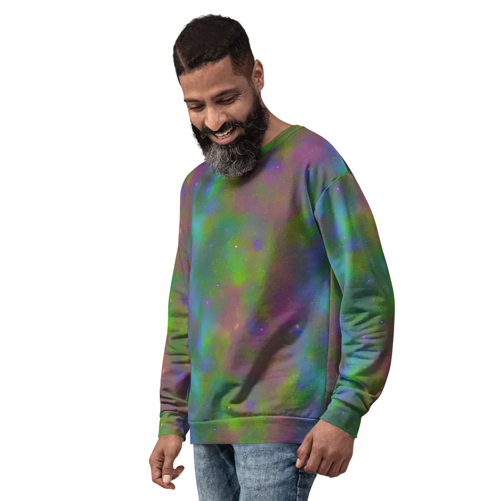 Stardust Reverie on Sweatshirt — Left Front