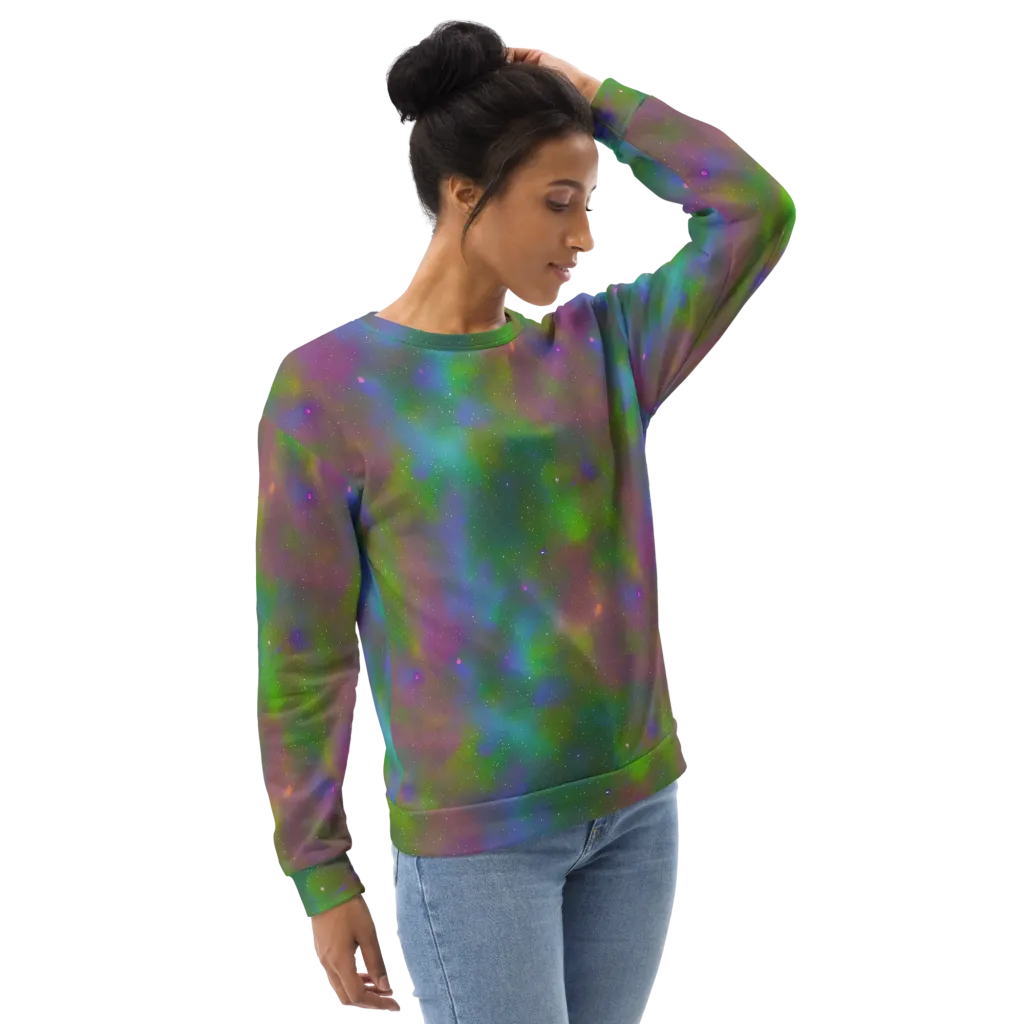 Stardust Reverie on Sweatshirt — Right Front