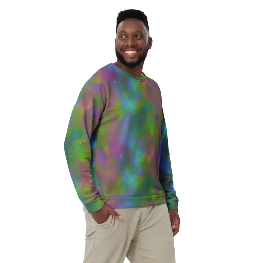 Stardust Reverie on a Sweatshirt