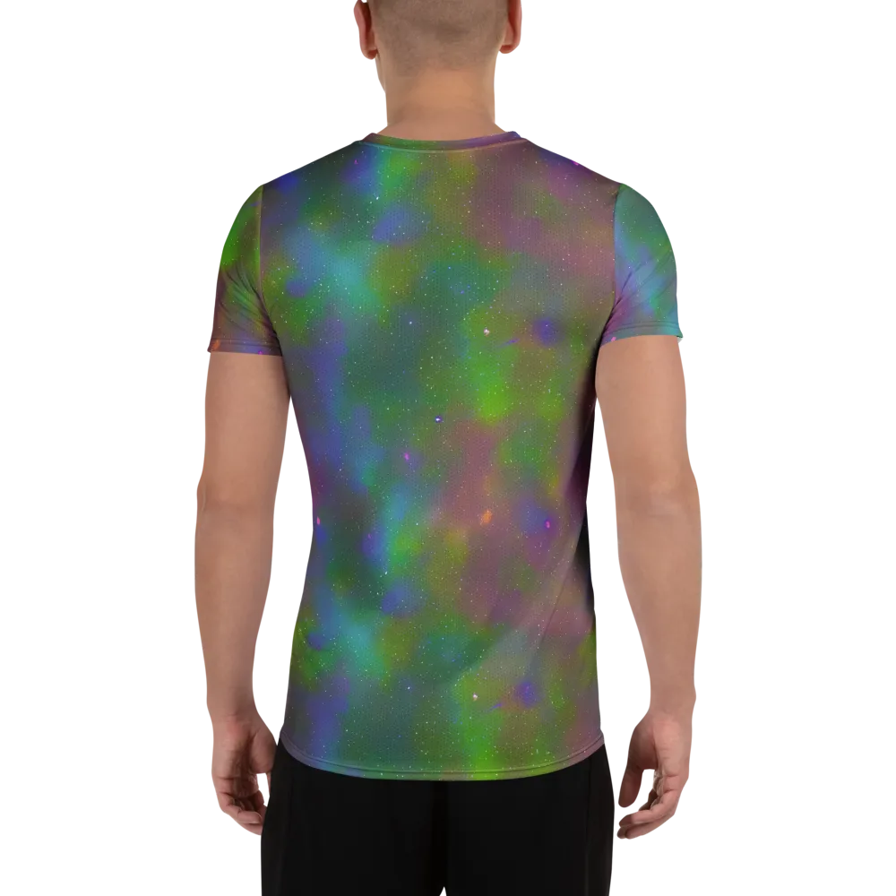 Stardust Reverie on Men's Athletic T-Shirt — Back