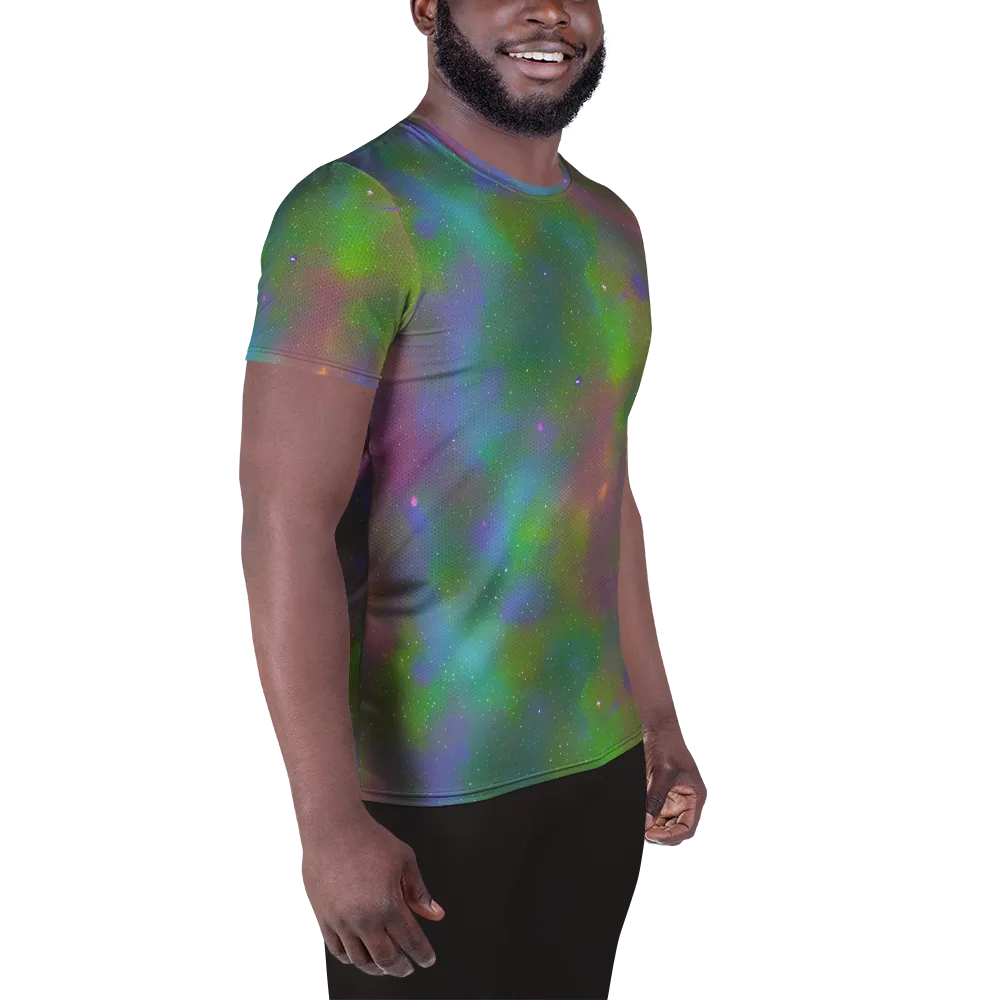 Stardust Reverie on Men's Athletic T-Shirt — Right