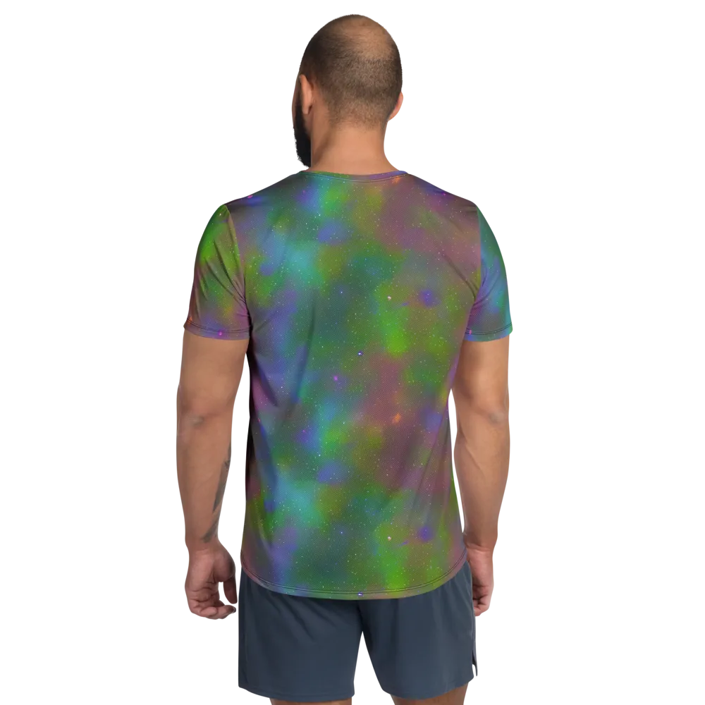 Stardust Reverie on Men's Athletic T-Shirt — Back