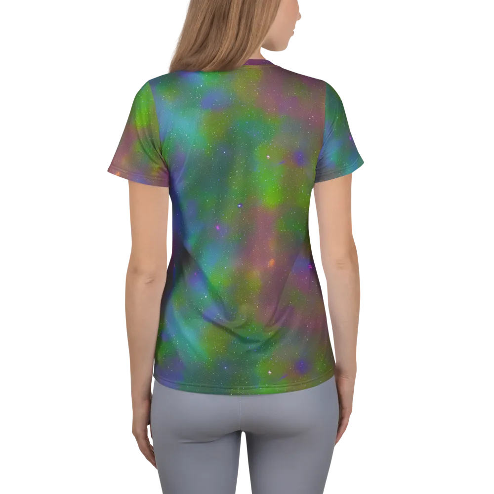 Stardust Reverie on Women's Athletic T-Shirt — Back