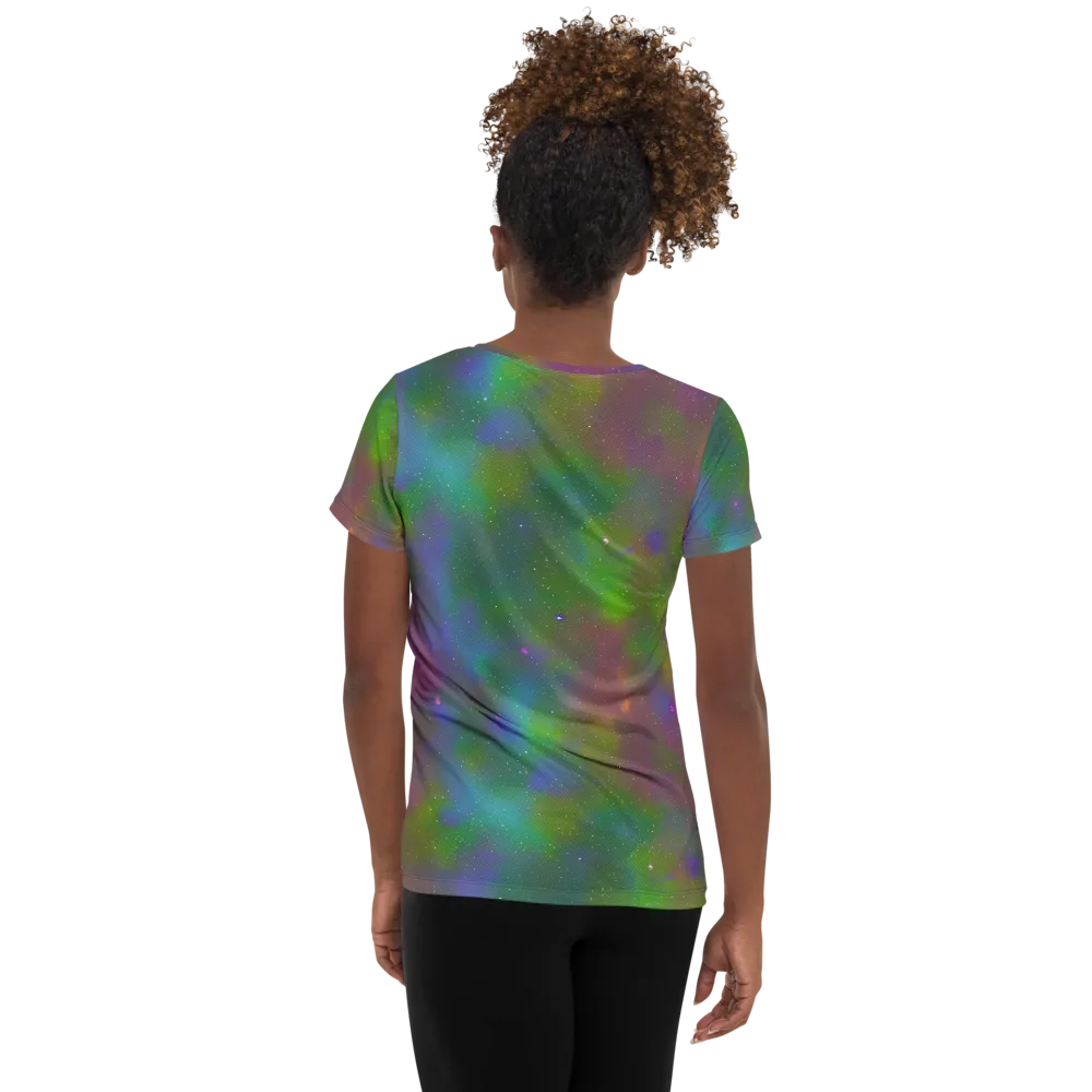 Stardust Reverie on Women's Athletic T-Shirt — Back