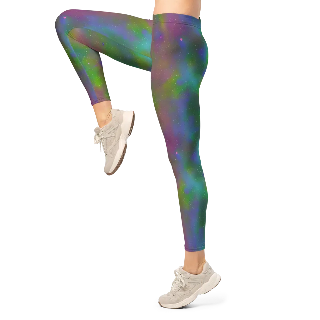 Stardust Reverie on Leggings — Left