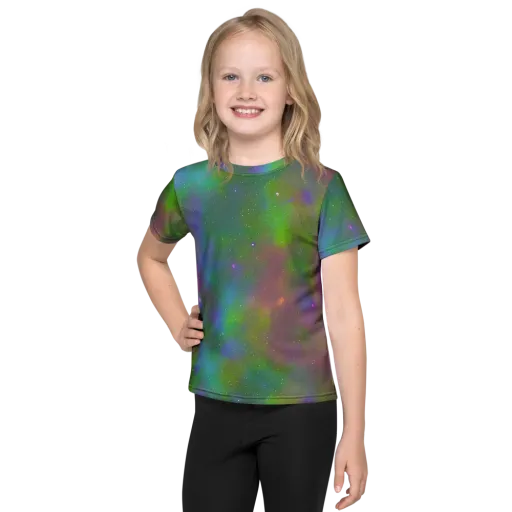 Stardust Reverie on a Kids Crew Neck T-Shirt