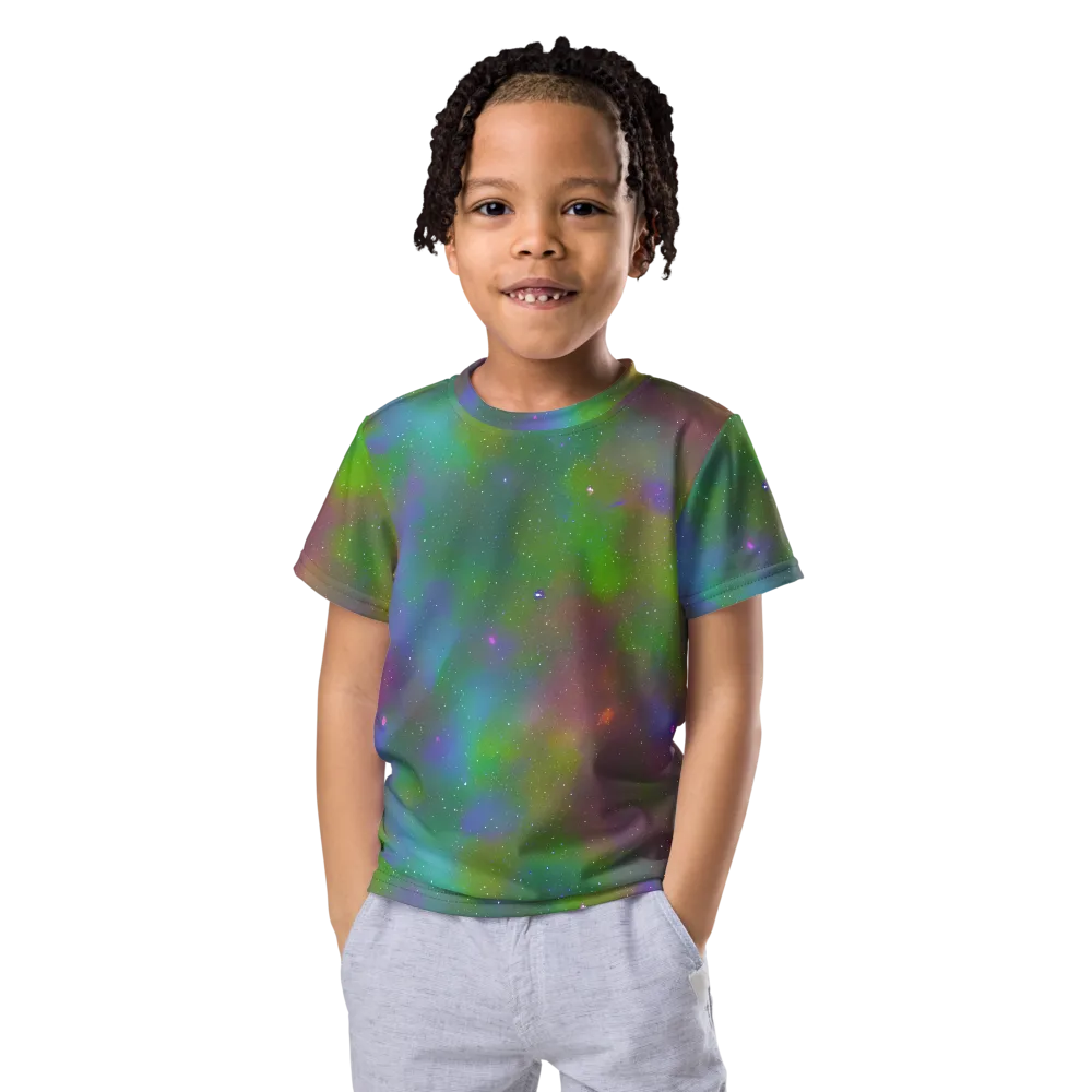 Stardust Reverie on Kids Crew Neck T-Shirt — Front