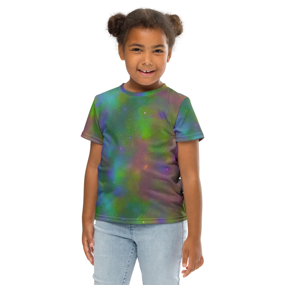 Stardust Reverie on Kids Crew Neck T-Shirt — Front