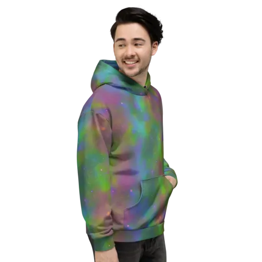 Stardust Reverie on a Hoodie
