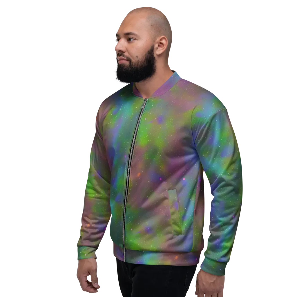 Stardust Reverie on Bomber Jacket — Left