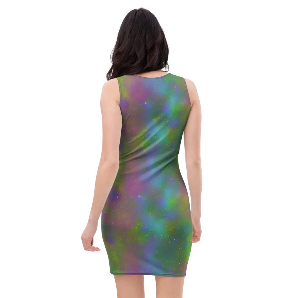 Stardust Reverie on Bodycon Dress — Back