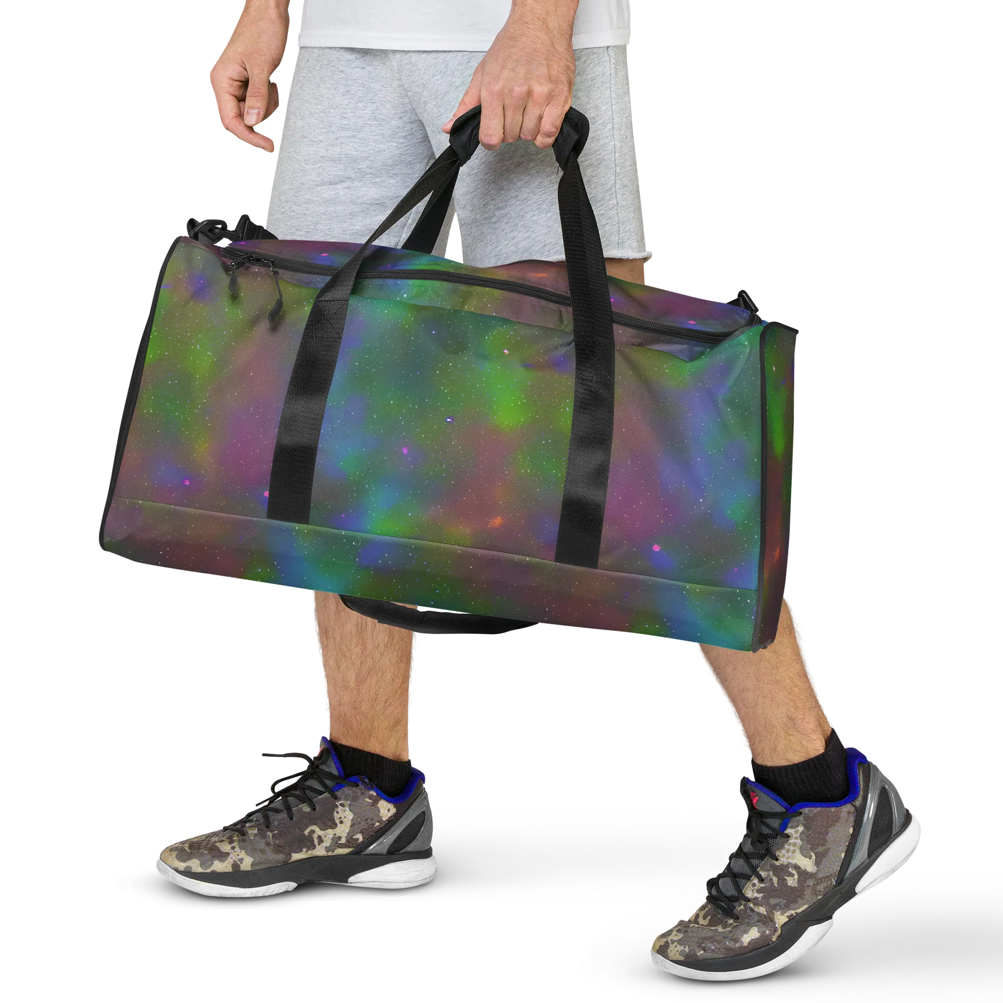 Stardust Reverie on Duffle Bag — Front