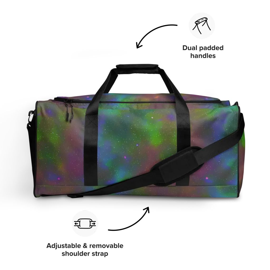 Stardust Reverie on Duffle Bag — Front