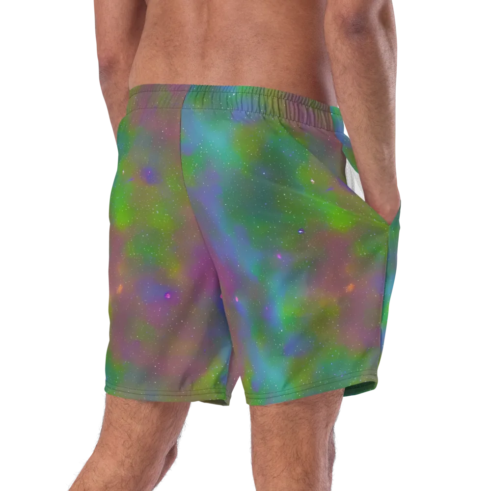Stardust Reverie on Swim Trunks — Right Back