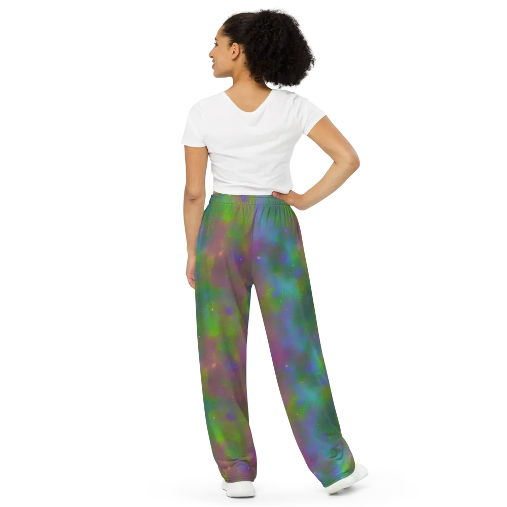 Stardust Reverie on Wide-Leg Pants — Back