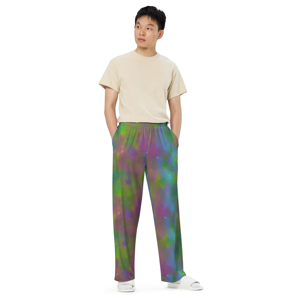 Stardust Reverie on Wide-Leg Pants — Front