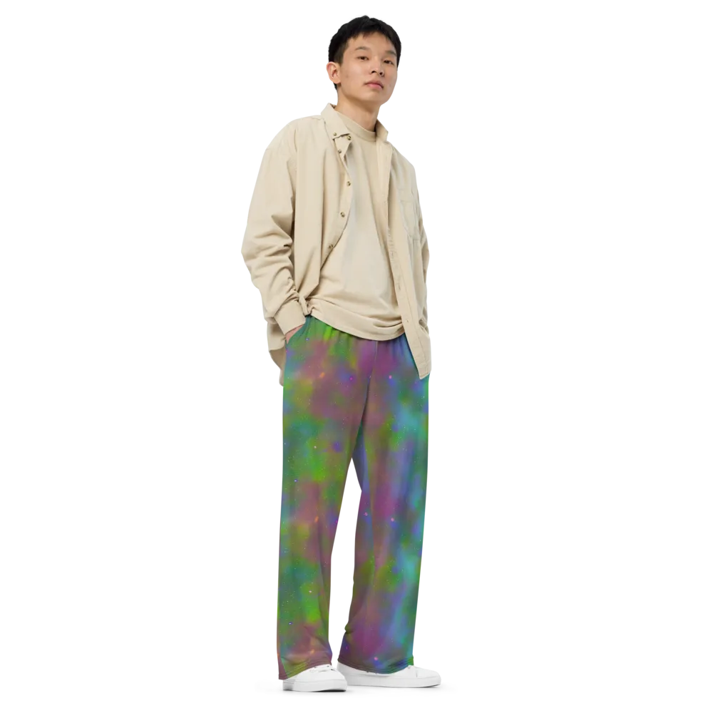 Stardust Reverie on Wide-Leg Pants — Right Front
