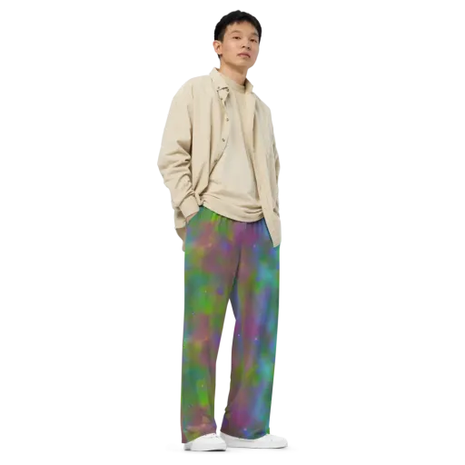 Stardust Reverie on a Wide-Leg Pants