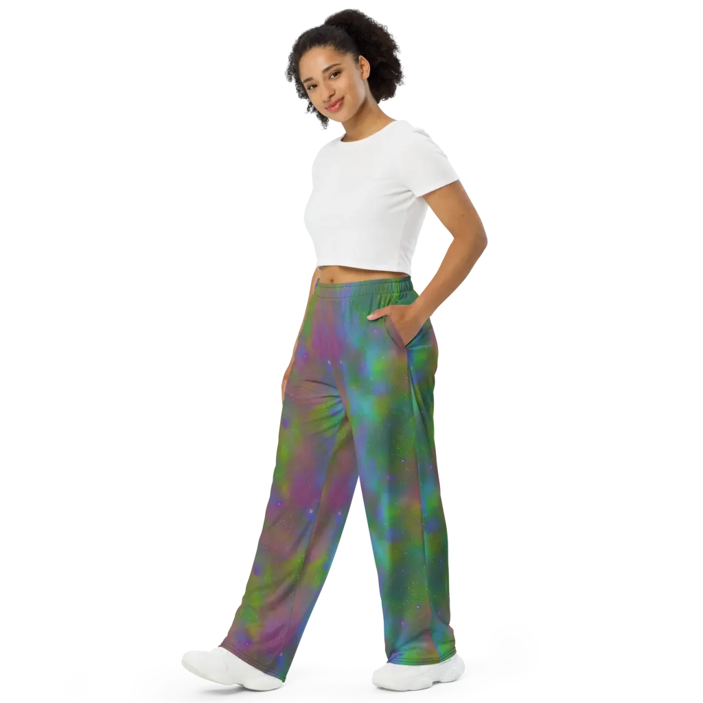 Stardust Reverie on Wide-Leg Pants — Left Front