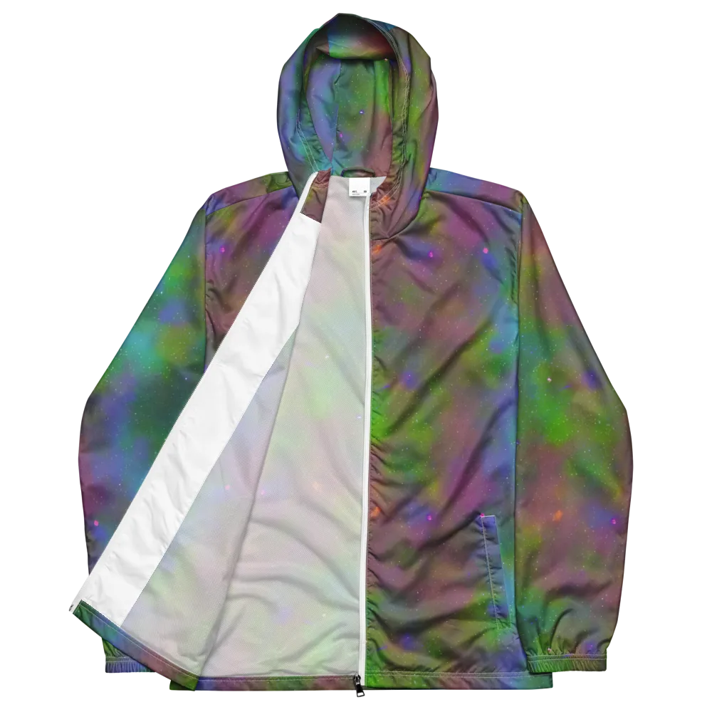 Stardust Reverie on Men's Windbreaker — Front