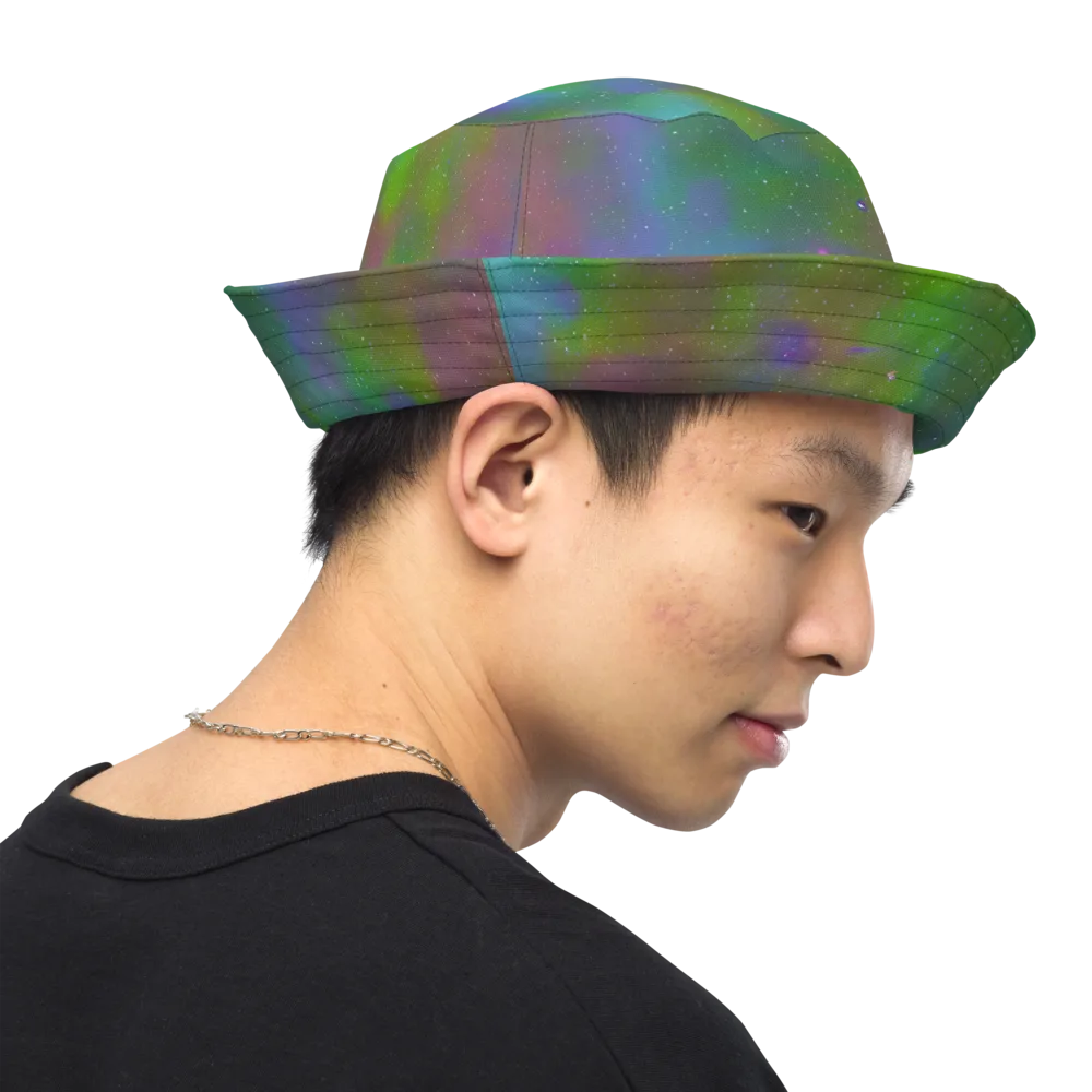 Stardust Reverie on Reversible Bucket Hat — Right Outside