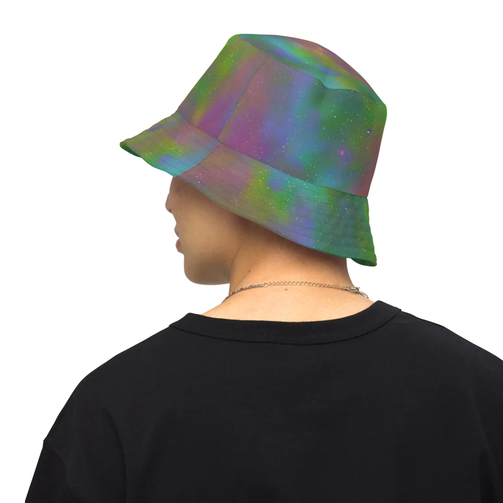 Stardust Reverie on Reversible Bucket Hat — Back Inside