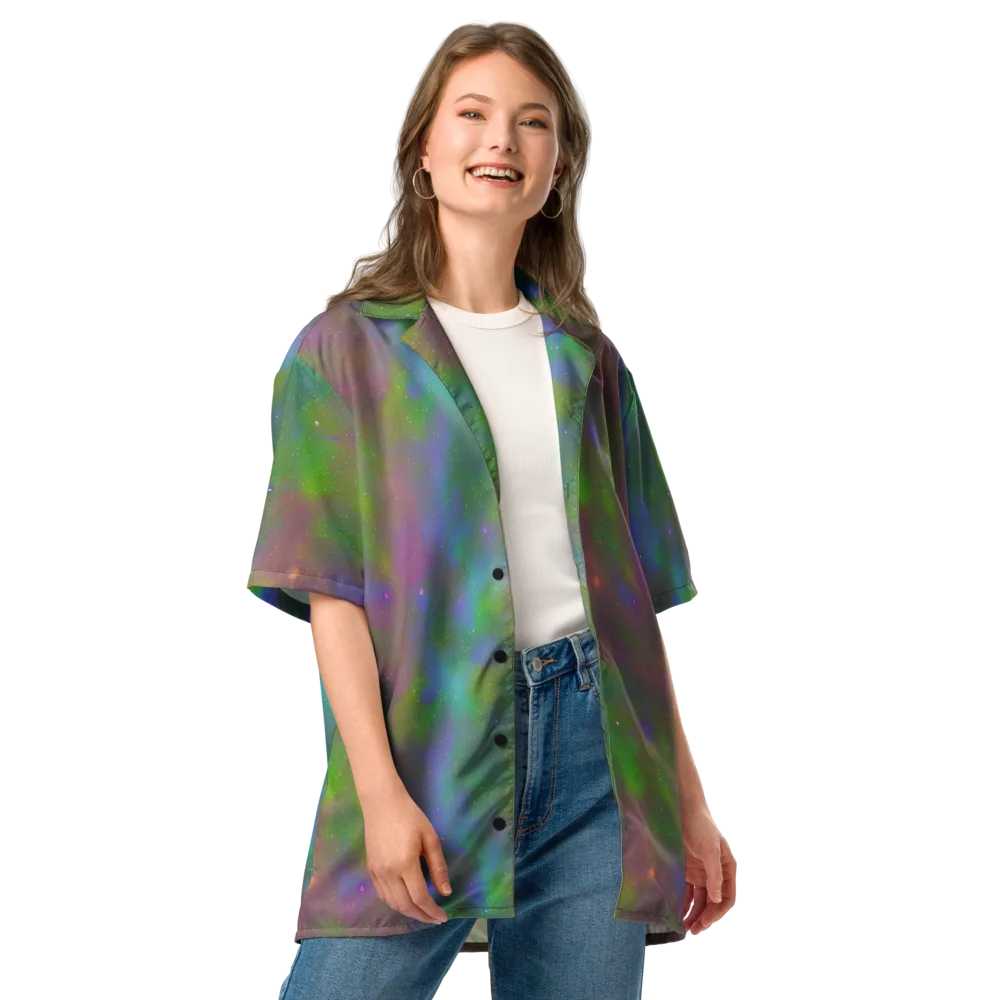 Stardust Reverie on Button Shirt — Front