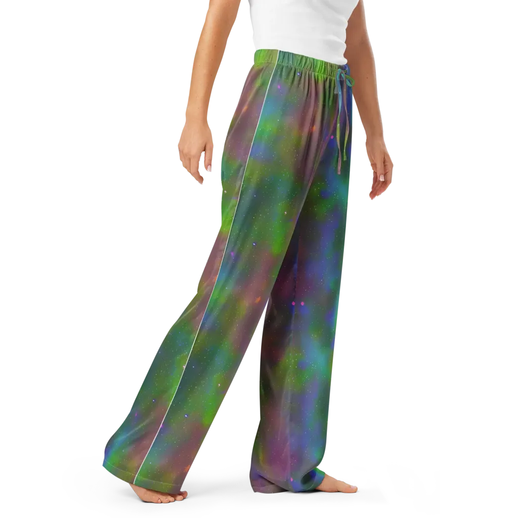 Stardust Reverie on Women's Pajama Pants — Right Front