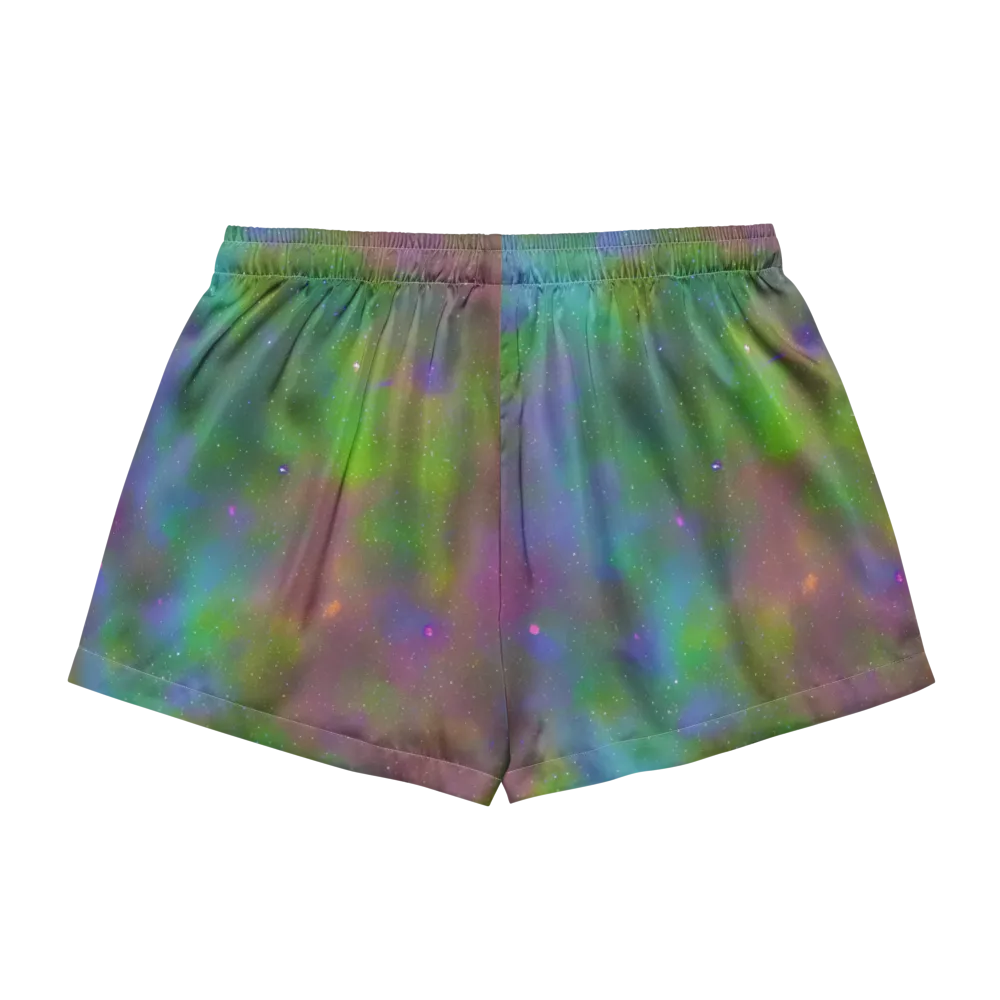 Stardust Reverie on Women's Pajama Shorts — Back