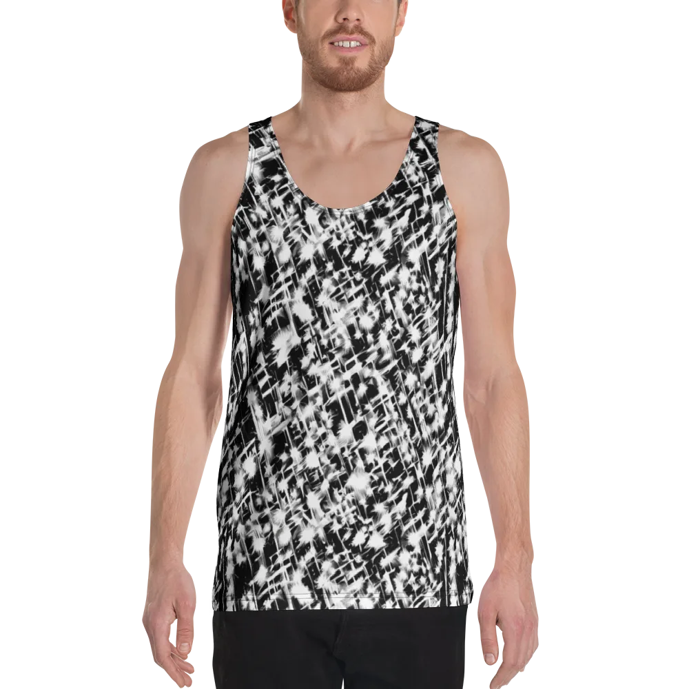 Noir Bloom on Men's Tank Top — Front