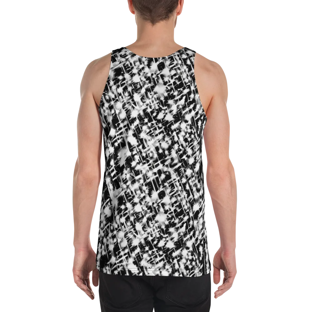 Noir Bloom on Men's Tank Top — Back