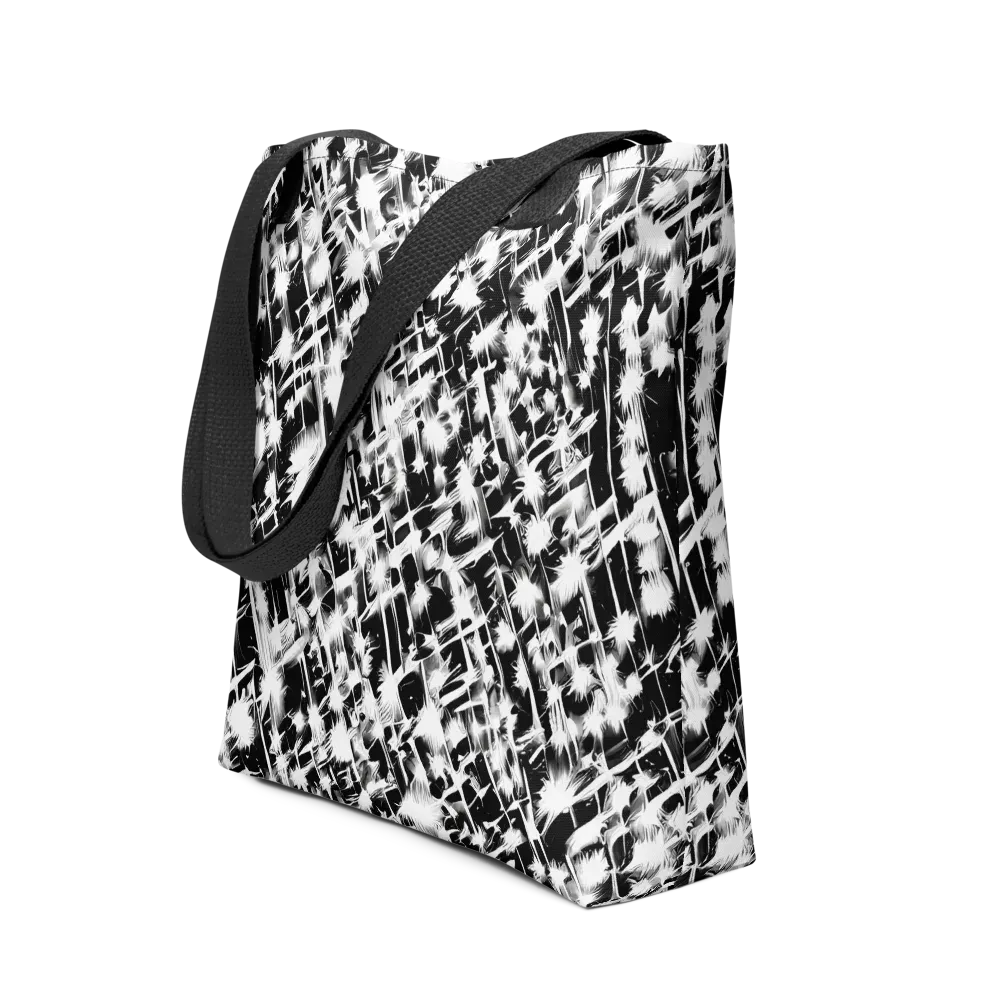 Noir Bloom on Tote Bag — Front