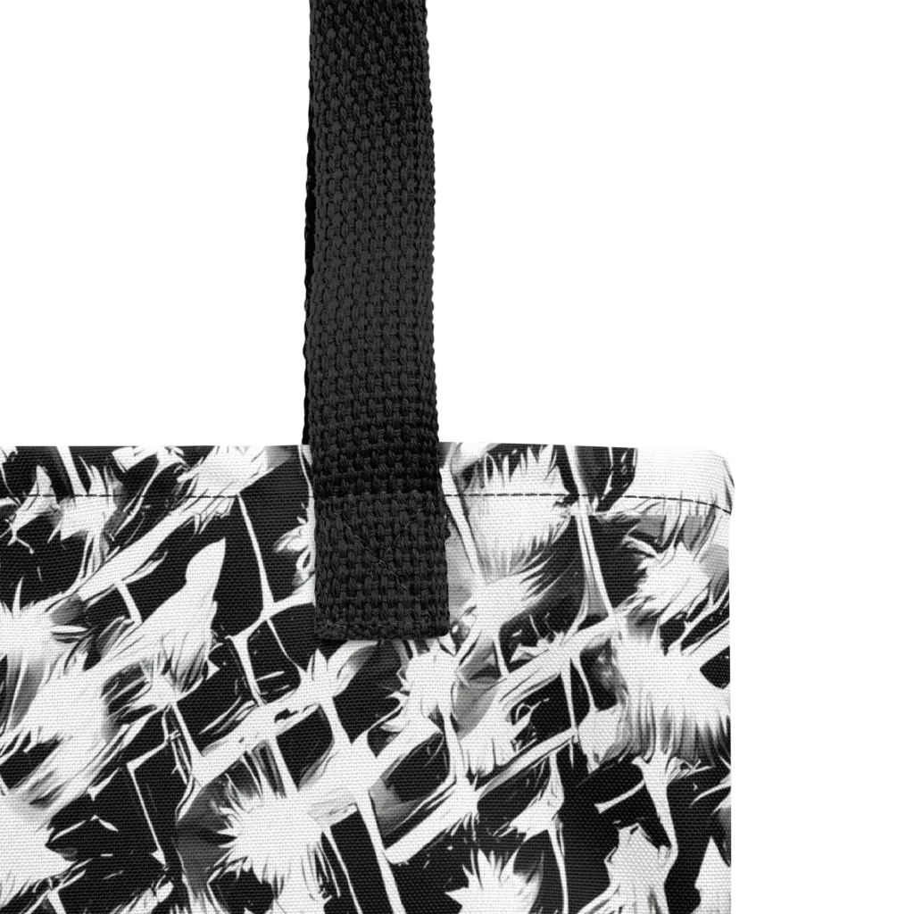 Noir Bloom on Tote Bag — Product details