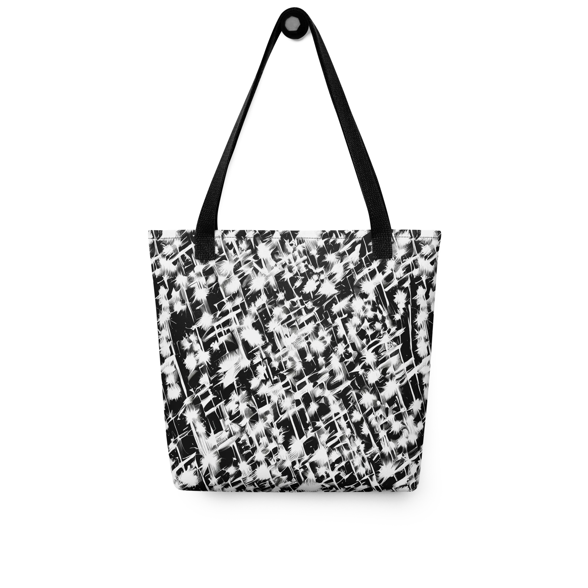 Noir Bloom on Tote Bag — Front