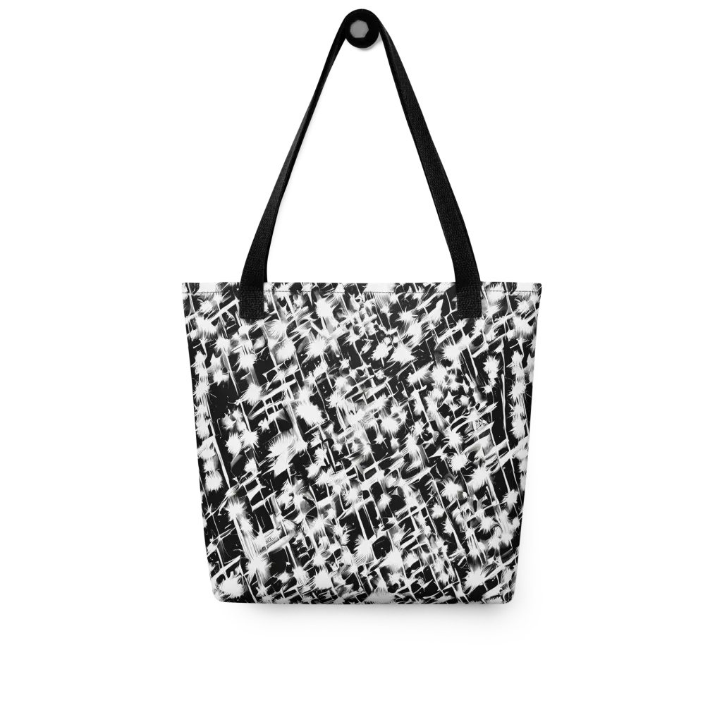 Noir Bloom on Tote Bag — Front